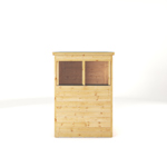 Mercia Shiplap Pent Wooden Shed 4 x 4 thumbnail