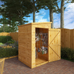 Mercia Shiplap Pent Wooden Shed 4 x 4 - Windowless thumbnail