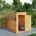 Mercia Shiplap Pent Wooden Shed 8 x 4 thumbnail