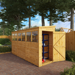 Mercia Shiplap Pent Wooden Shed 12 x 4 thumbnail