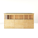 Mercia Shiplap Pent Wooden Shed 12 x 4 thumbnail