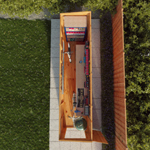 Mercia Shiplap Pent Wooden Shed 16 x 4 thumbnail
