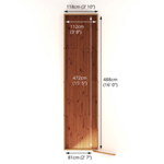 Mercia Shiplap Pent Wooden Shed 16 x 4 thumbnail