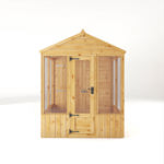 Mercia Woodsman Apex Greenhouse Combi Shed 10 x 6 - Glass Glazing thumbnail