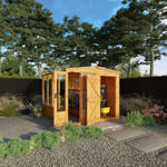 Mercia Woodsman Apex Greenhouse Combi Shed 8 x 8 - Glass Glazing thumbnail