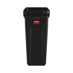 Rubbermaid Slim Jim Vented Waste Bin 60L (Black) thumbnail