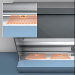 P-Wave Trough Urinal Screen (Mango) thumbnail