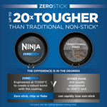 Ninja ZEROSTICK Stainless Steel 30cm Frying Pan C60030UK thumbnail