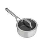 Ninja ZEROSTICK Stainless Steel 16cm Saucepan with Lid C60216UK thumbnail