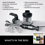 Ninja Foodi 3-in-1 Hand Blender, Mixer & Chopper CI100UK thumbnail
