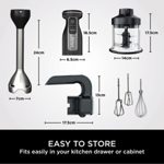 Ninja Foodi 3-in-1 Hand Blender, Mixer & Chopper CI100UK thumbnail