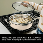 Ninja Foodi 9-in-1 PossiblePan with ZEROSTICK (Vanilla Bean) CW102WHUK thumbnail