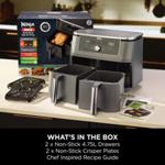 Ninja MAX 6-in-1 Dual Zone Air Fryer 9.5L DZ400UK thumbnail