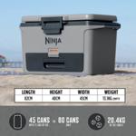 Ninja FrostVault 50QT/47L Hard Cooler with Dry Zone (Slate Grey) FB151UKGY thumbnail