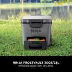 Ninja FrostVault 30QT/28L Wheeled Cooler with Dry Zone (Slate Grey) FB230UKGY thumbnail