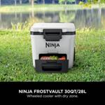 Ninja FrostVault 30QT/28L Wheeled Cooler with Dry Zone (Cloud White) FB230UKWH thumbnail