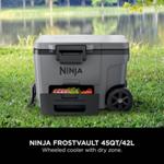 Ninja FrostVault 45QT/42L Wheeled Cooler with Dry Zone (Slate Grey) FB245UKGY thumbnail
