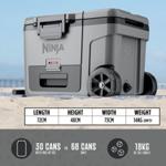 Ninja FrostVault 45QT/42L Wheeled Cooler with Dry Zone (Slate Grey) FB245UKGY thumbnail