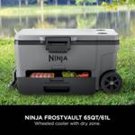 Ninja FrostVault 65QT/61L Wheeled Cooler with Dry Zone (Slate Grey) FB265EUUKGY thumbnail