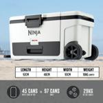 Ninja FrostVault 65QT/61L Wheeled Cooler with Dry Zone (Cloud White) FB265EUUKWH thumbnail