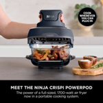 Ninja CRISPi 4-in-1 Portable Glass Air Fryer (Cyber Space) FN101UKGY thumbnail