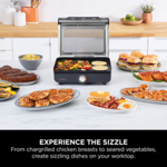 Ninja Sizzle Indoor Grill & Flat Plate GR101UK thumbnail