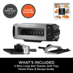 Ninja Foodi 3-in-1 Toaster, Grill & Panini Press (Black) ST200UK thumbnail