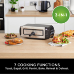 Ninja Foodi 3-in-1 Toaster, Grill & Panini Press (Black) ST200UK thumbnail
