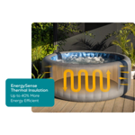 Lay-Z-Spa Santorini Hydrojet Pro Inflatable Hot Tub thumbnail