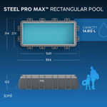 Bestway 18ft Steel Pro Max Rectangular Pool Set thumbnail