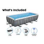 Bestway 18ft Steel Pro Max Rectangular Pool Set thumbnail