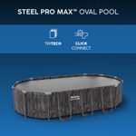 Bestway 20ft Steel Pro Max Oval Pool Set thumbnail