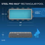 Bestway 16ft Steel Pro Max Rectangular Pool Set thumbnail