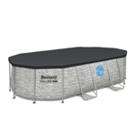 Bestway 14ft Steel Pro Max Oval Splashview Pool Set thumbnail