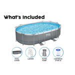 Bestway 16ft Steel Pro Max Oval Pool Set thumbnail