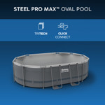 Bestway 16ft Steel Pro Max Oval Pool Set thumbnail