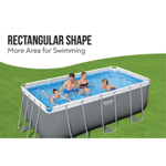 Bestway 13.6ft Power Steel Rectangular Pool Set thumbnail
