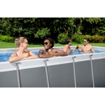 Bestway 13.6ft Power Steel Rectangular Pool Set thumbnail