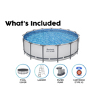 Bestway 15ft Steel Pro Max Round Pool Set thumbnail