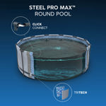Bestway 14ft Steel Pro Max Round Pool Set thumbnail