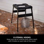 Ninja Woodfire BBQ & Outdoor Oven Adustable Stand & Side Table 4718J800EUUK thumbnail