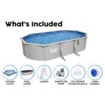 Bestway 20ft Hydrium Oval Steel Wall Pool Set thumbnail