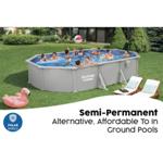 Bestway 20ft Hydrium Oval Steel Wall Pool Set thumbnail