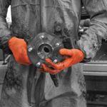 Orange Nitrile Powder Free Gloves (X Large) - Case of 10 x 100 thumbnail