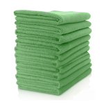 Microfibre Cloth (Green) Pack of 10 thumbnail
