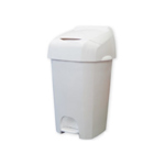 60Ltr Pedal Nappy Bin White thumbnail