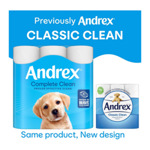 Andrex Complete Clean Toilet Roll (Pack of 24) thumbnail