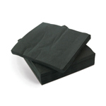 2 ply 40cm Black Napkins (Box of 2000)  thumbnail