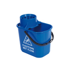 15L Recycled Professional Bucket & Wringer (Blue) thumbnail