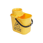 15L Recycled Professional Bucket & Wringer (Yellow) thumbnail